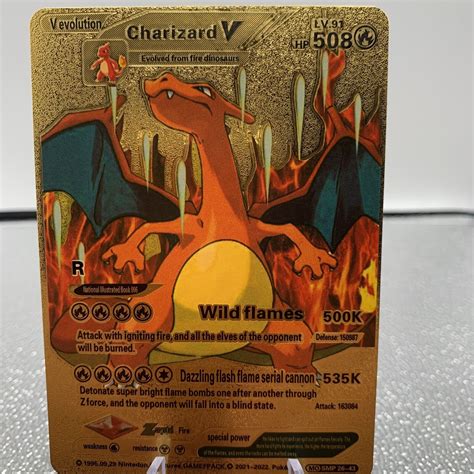 charizard v gold card lv 91 price|Charizard V gold evolution.